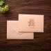 Transparent Acrylic Invitation Card Customized Foil Printing Wedding Card 